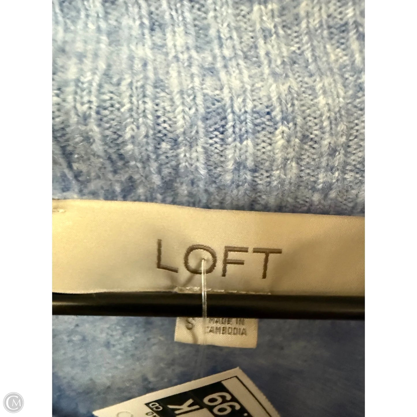 Sweater By Loft In Blue, Size: S