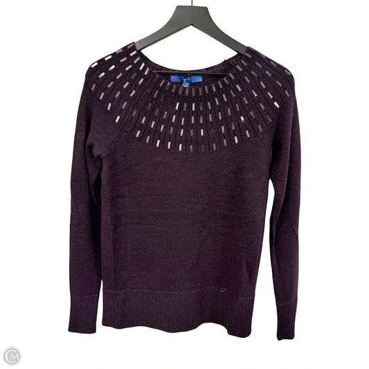 Sweater By Apt 9 In Purple, Size: Xs
