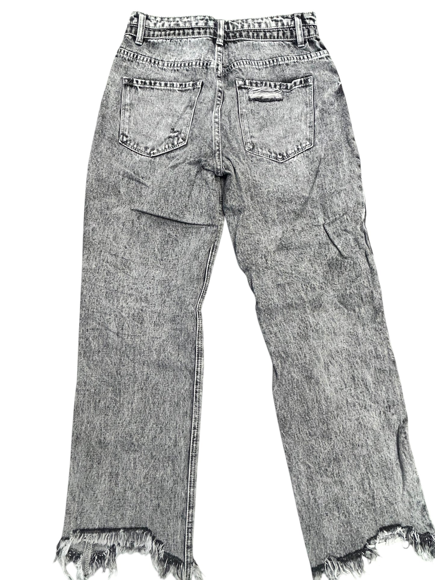 Jeans Cropped By Vervet In Grey Denim, Size: 6