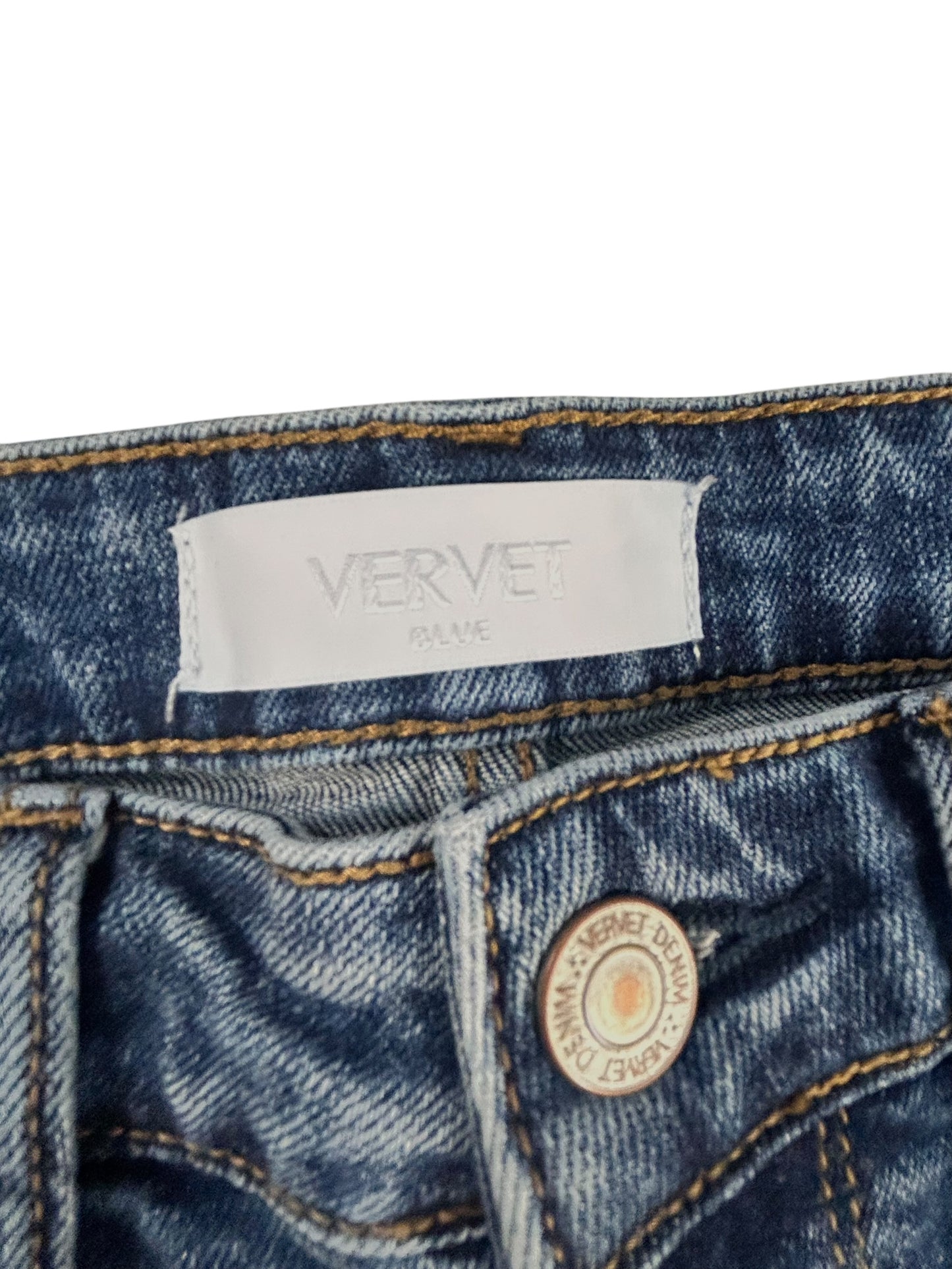 Jeans Cropped By Vervet In Blue Denim, Size: 6