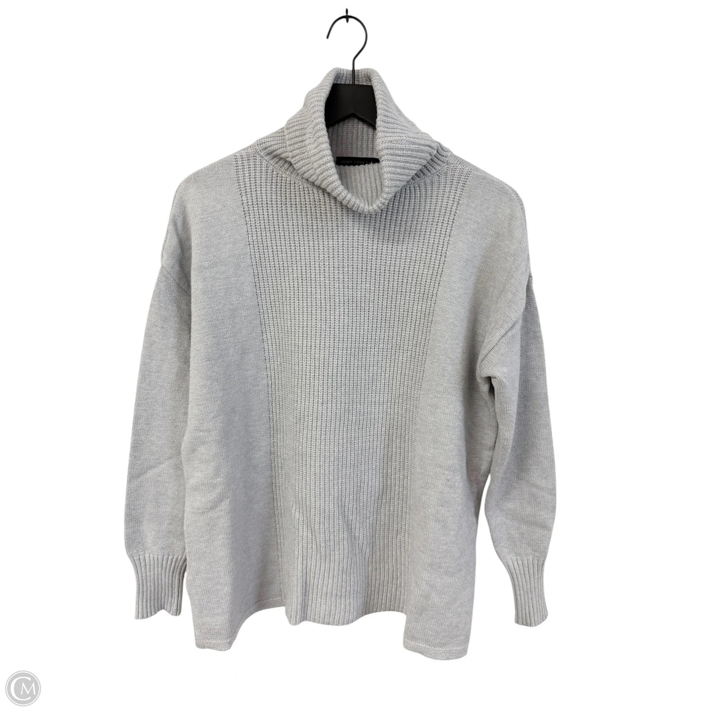 Sweater By Joan Vass In Grey, Size: L