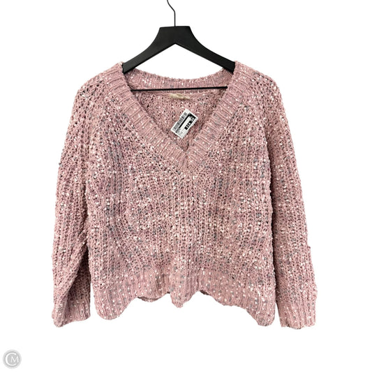 Sweater By Eesome In Pink, Size: M