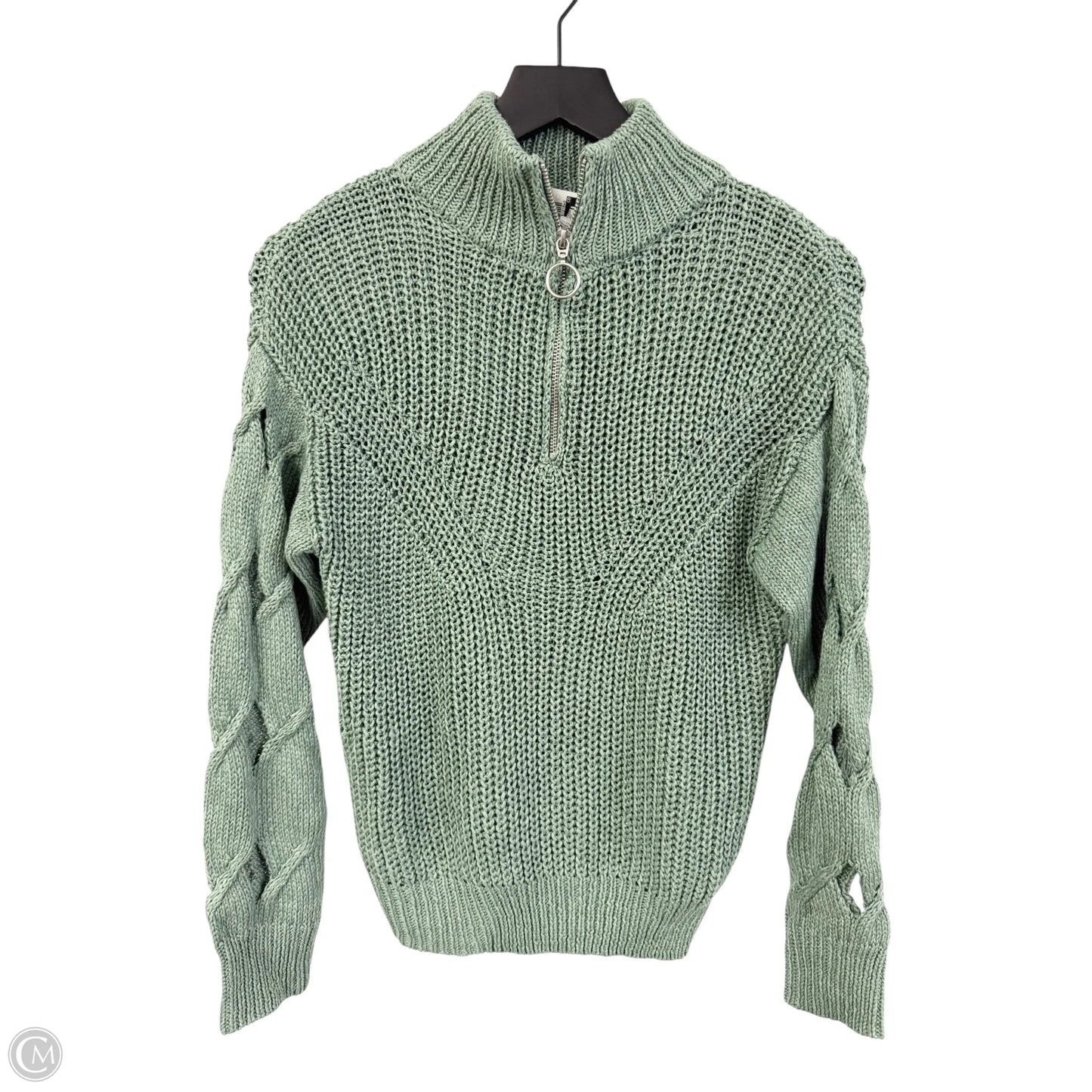 Sweater By Francesca’s In Green, Size: M