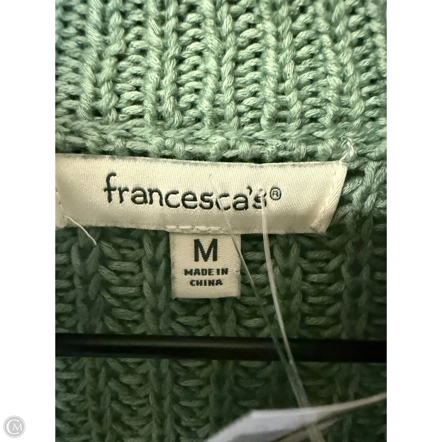 Sweater By Francesca’s In Green, Size: M