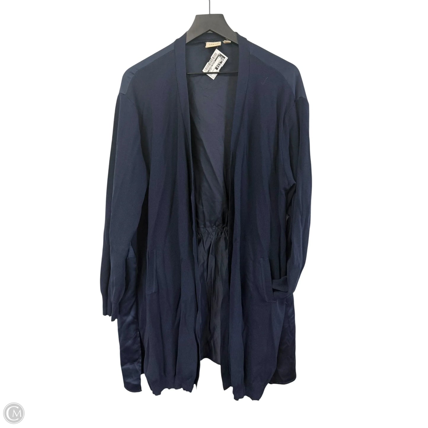 Cardigan By Clothes Mentor In Blue, Size: Xl