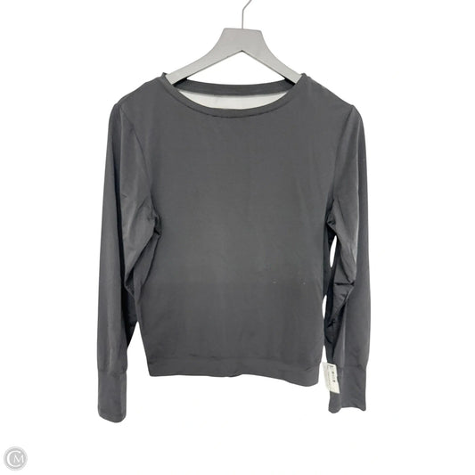 Athletic Top Long Sleeve Crewneck By Zyia In Black, Size: S