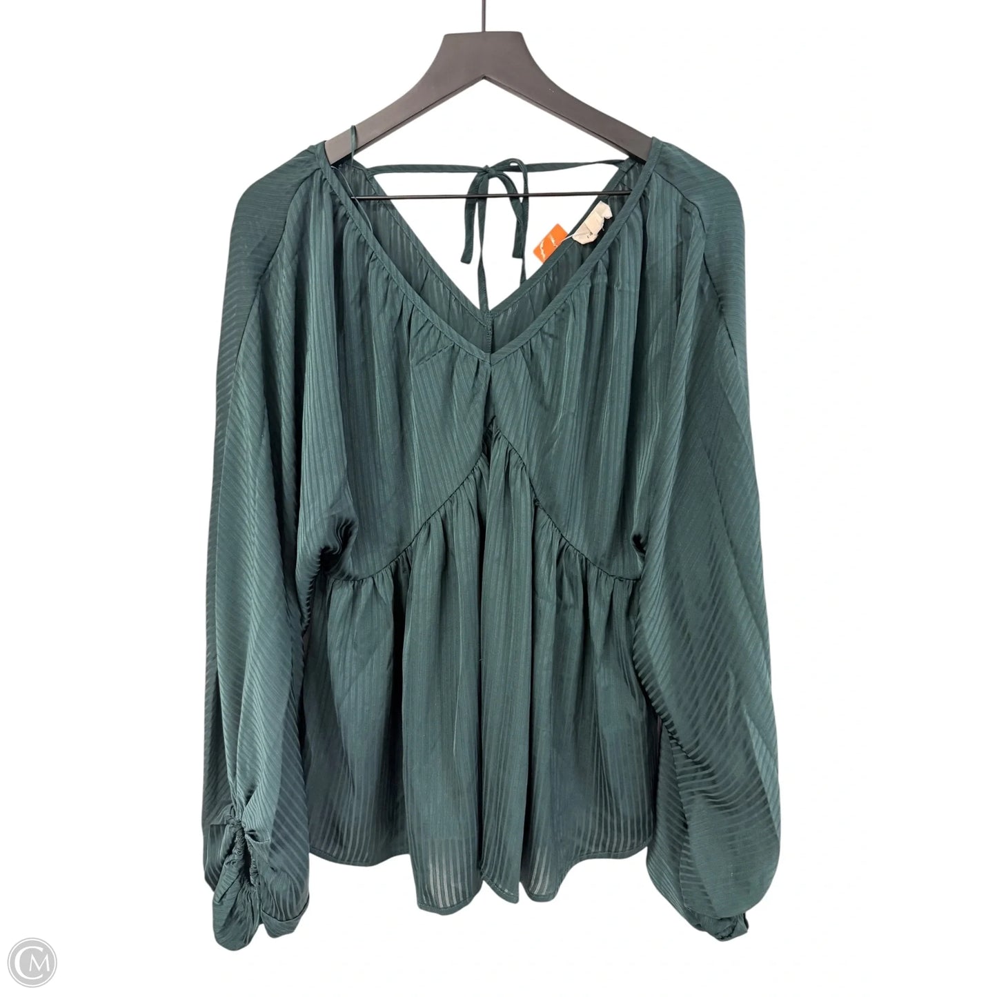 Top Long Sleeve By 143 Story In Green, Size: M