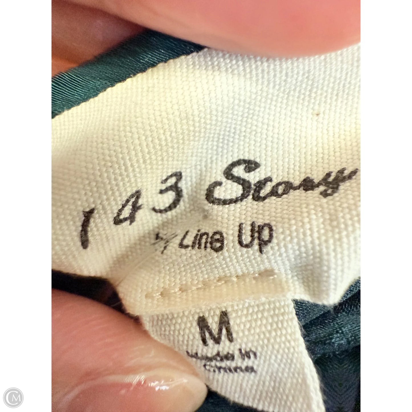 Top Long Sleeve By 143 Story In Green, Size: M
