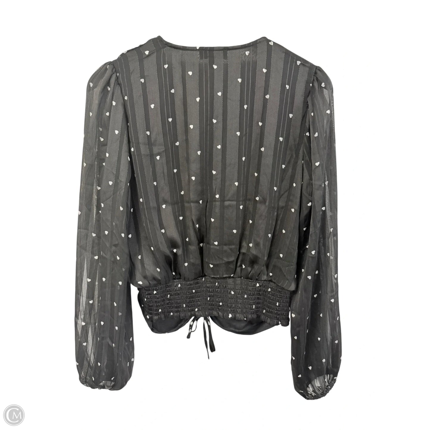 Top Long Sleeve By Clothes Mentor In Black, Size: M