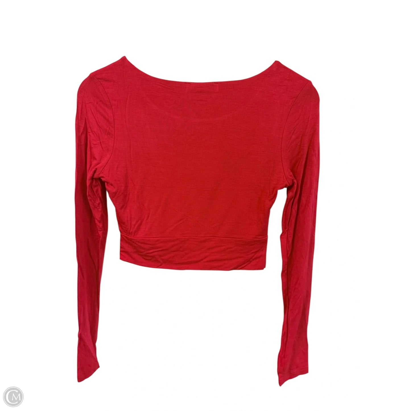 Top Long Sleeve By Zenana Outfitters In Red, Size: S