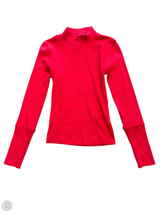 Top Long Sleeve By Free People In Red, Size: Xs