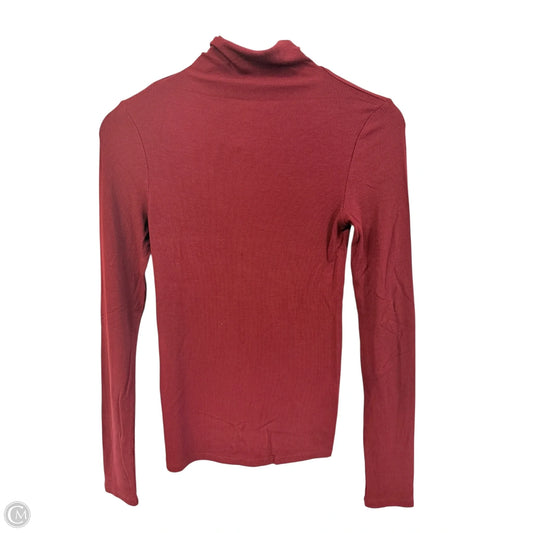 Top Long Sleeve By Clothes Mentor In Red, Size: S