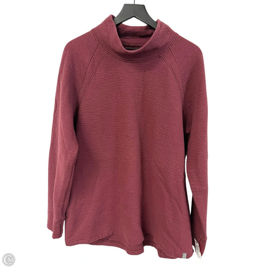Sweatshirt Collar By L.l. Bean In Red, Size: Xl