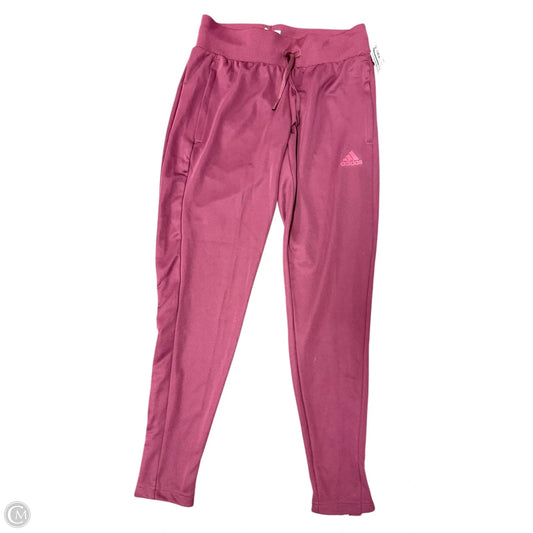 Athletic Pants By Adidas In Red, Size: S
