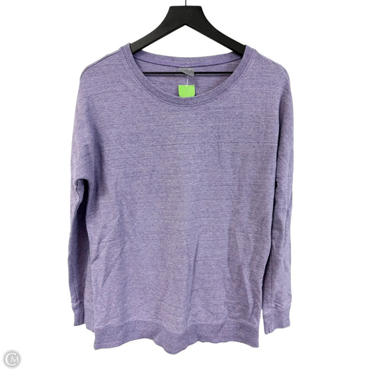 Athletic Sweatshirt Crewneck By Calia In Purple, Size: S
