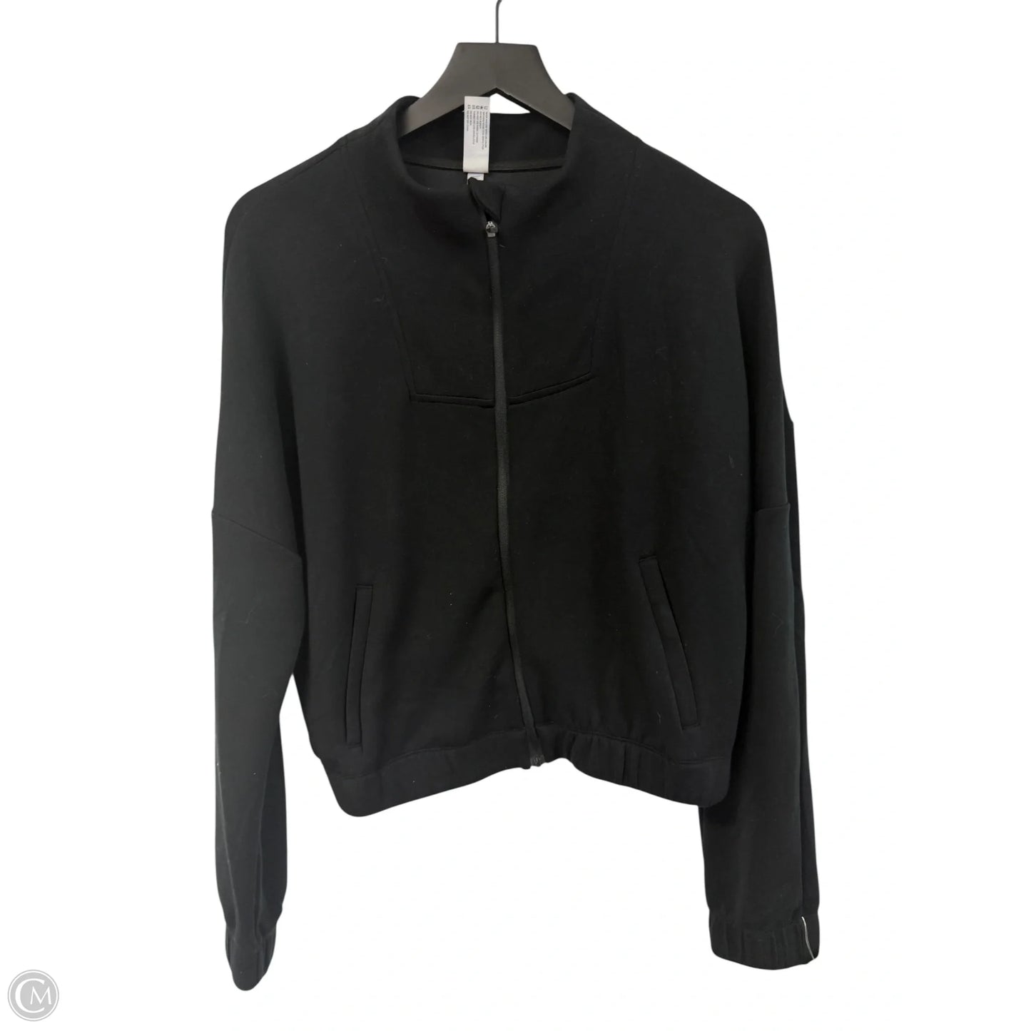 Athletic Sweatshirt Collar By 90 Degrees By Reflex In Black, Size: L