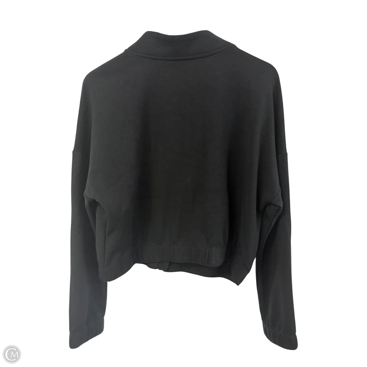 Athletic Sweatshirt Collar By 90 Degrees By Reflex In Black, Size: L