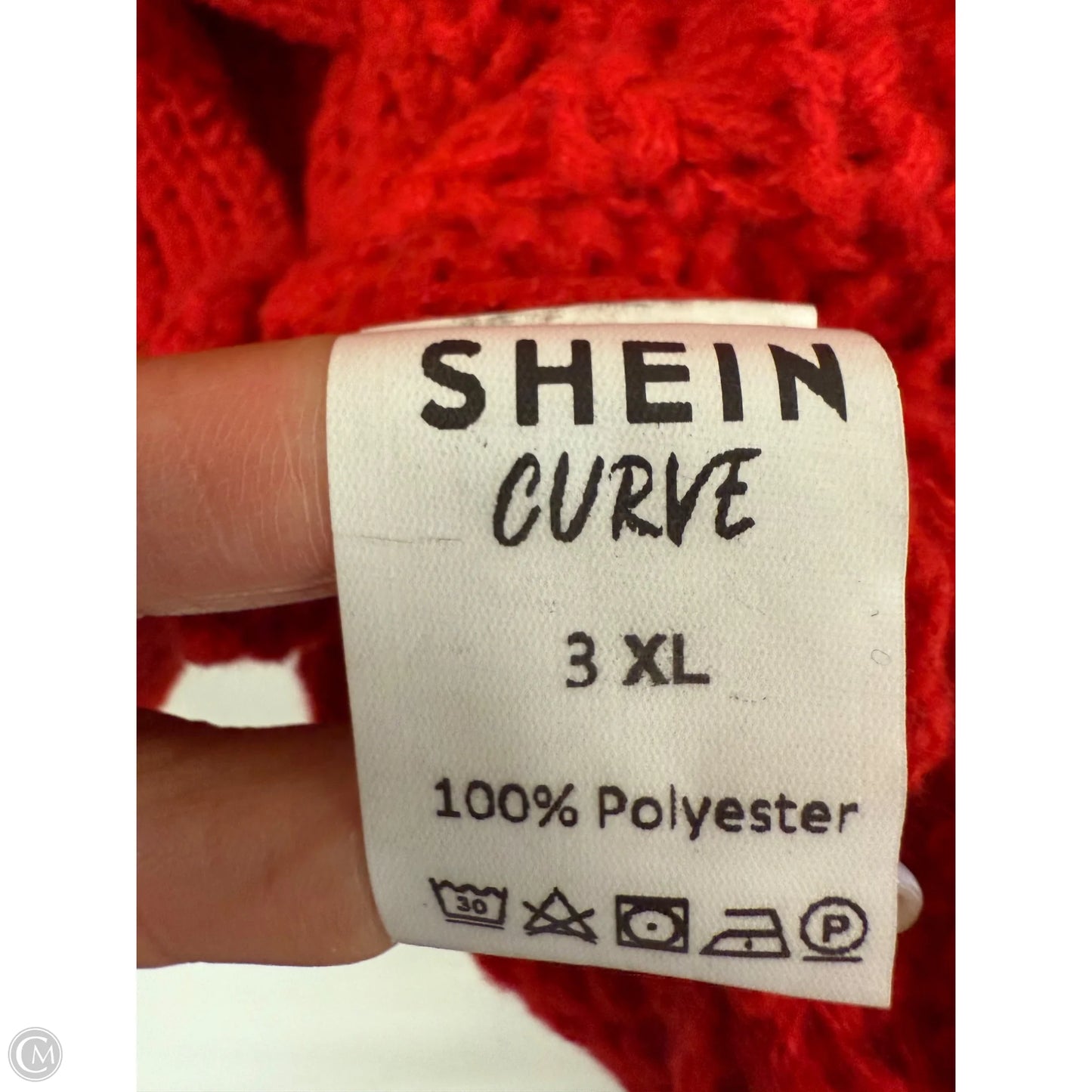 Top Sleeveless By Shein In Red, Size: 3x