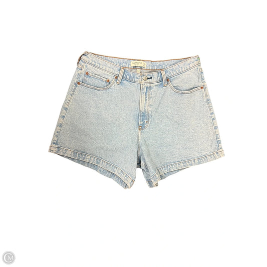 Shorts By Abercrombie And Fitch In Blue Denim, Size: 16