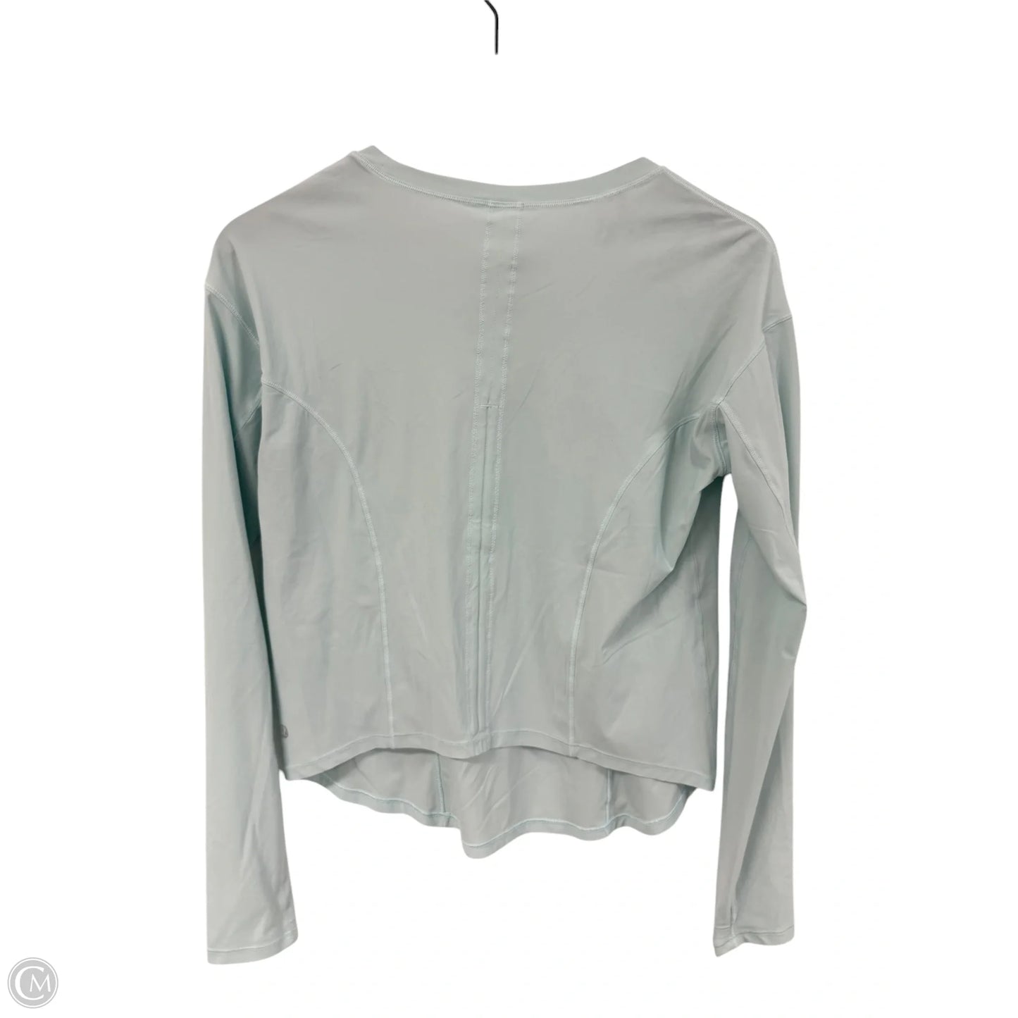 Athletic Top Long Sleeve Crewneck By Lululemon In Blue, Size: 4