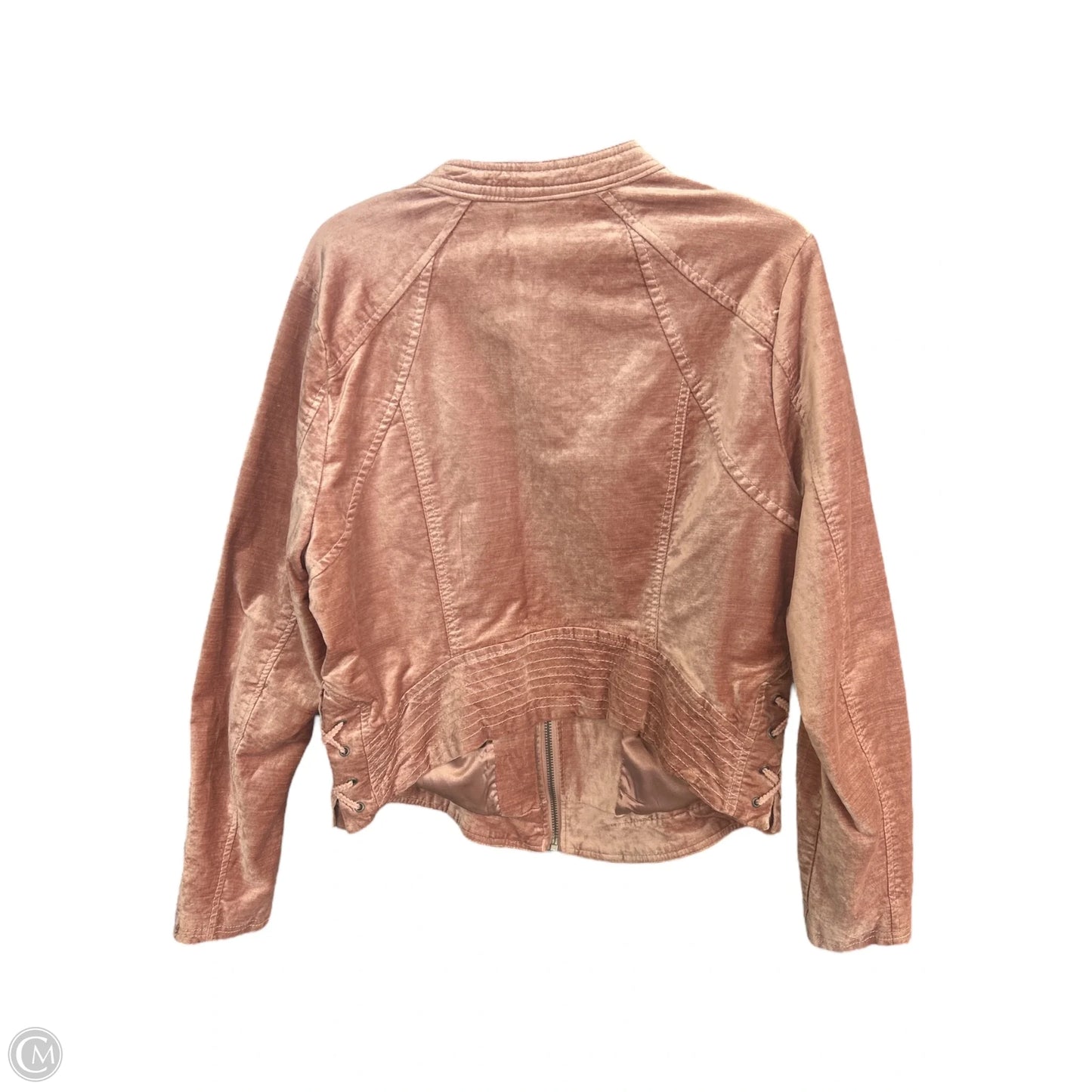 Jacket Moto By Torrid In Pink, Size: L