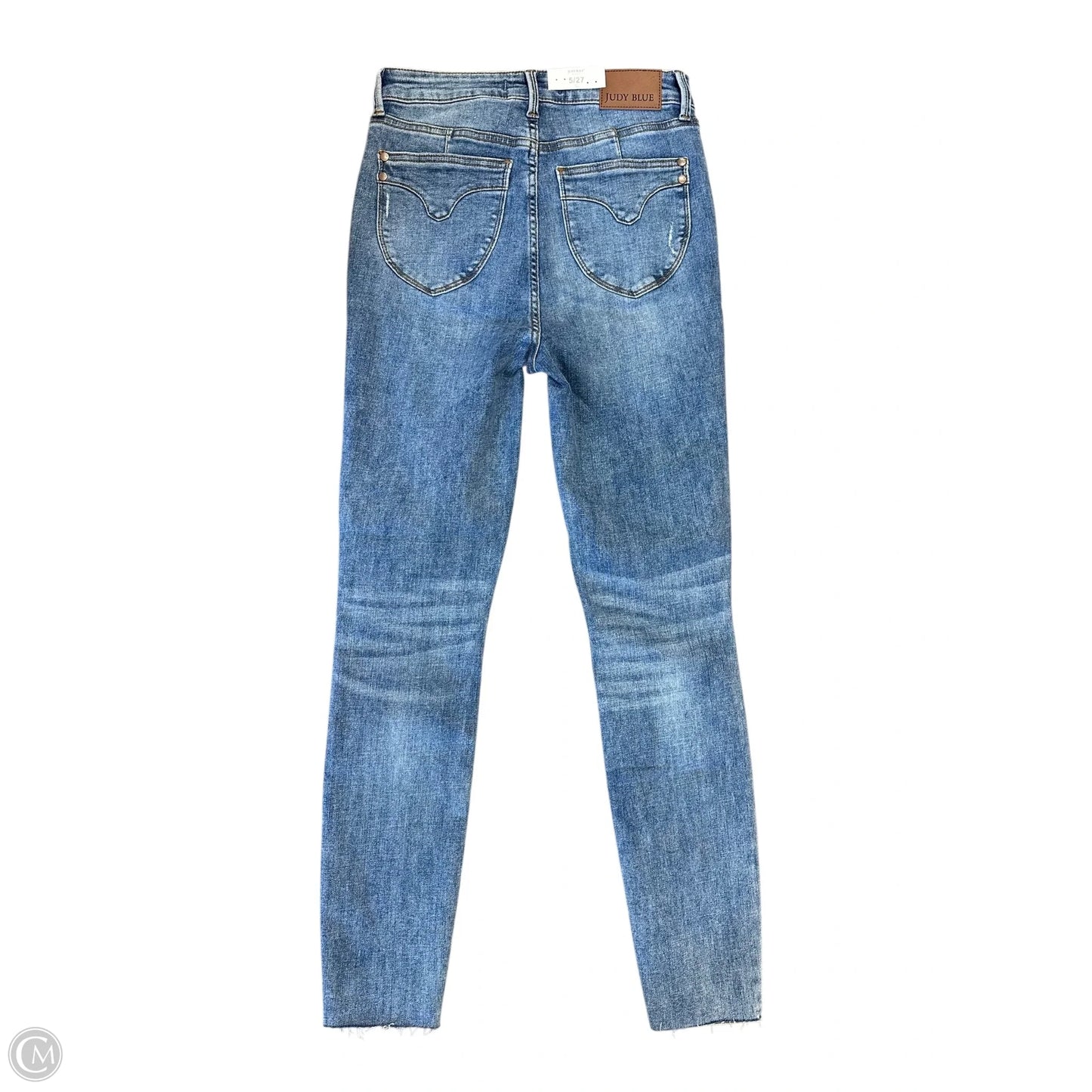 Jeans Skinny By Judy Blue In Blue Denim, Size: 4