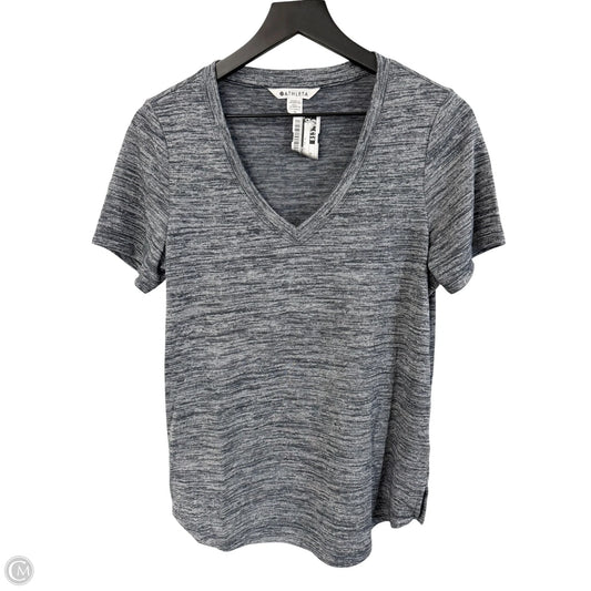 Athletic Top Short Sleeve By Athleta In Blue, Size: M