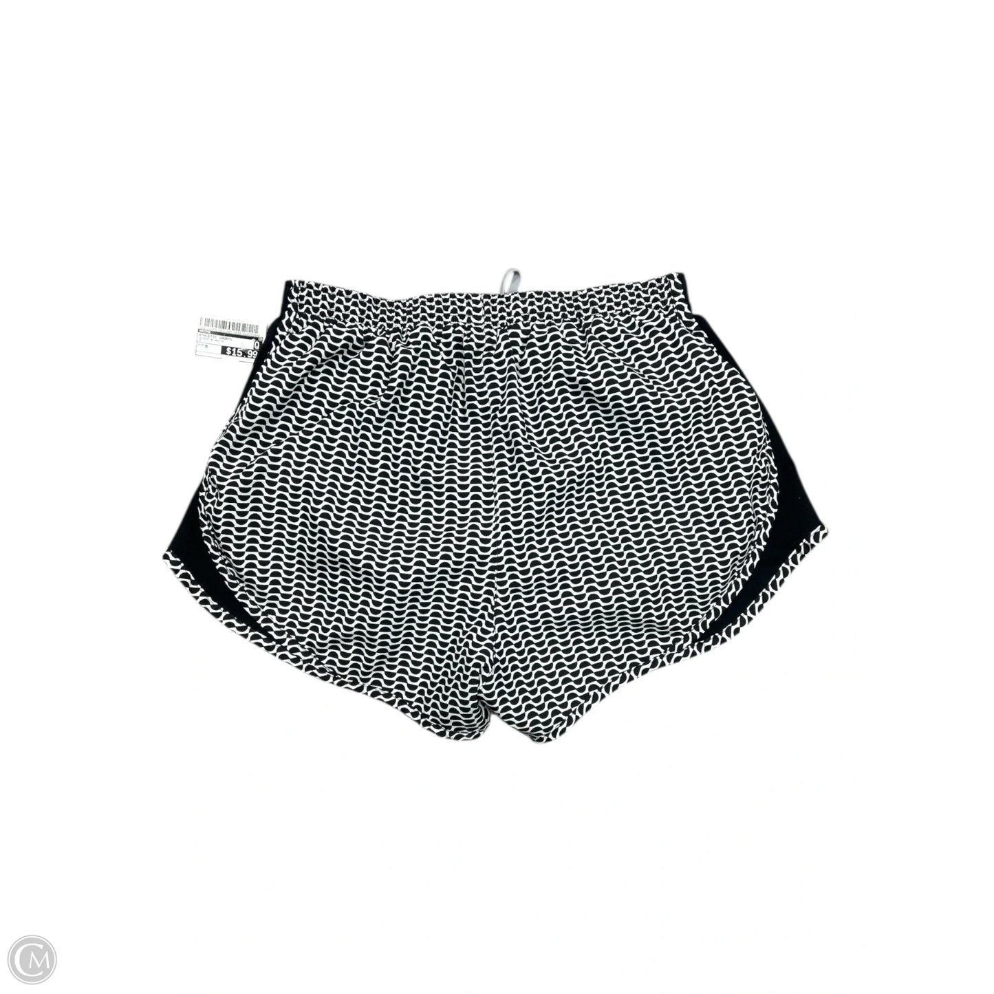 Athletic Shorts By Nike In Black & White, Size: M