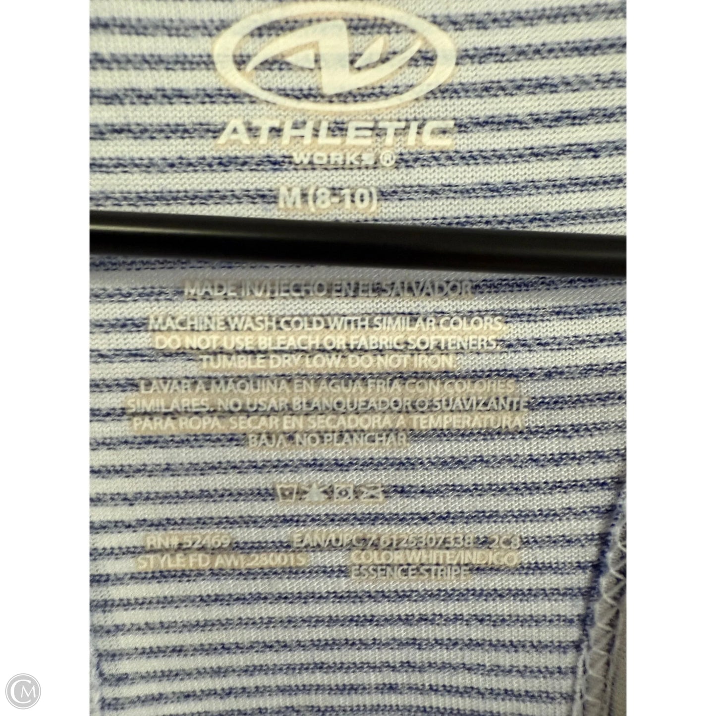 Athletic Tank Top By Athletic Works In Blue, Size: M