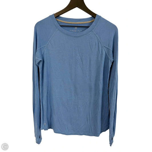Athletic Top Long Sleeve Crewneck By Clothes Mentor In Blue, Size: L