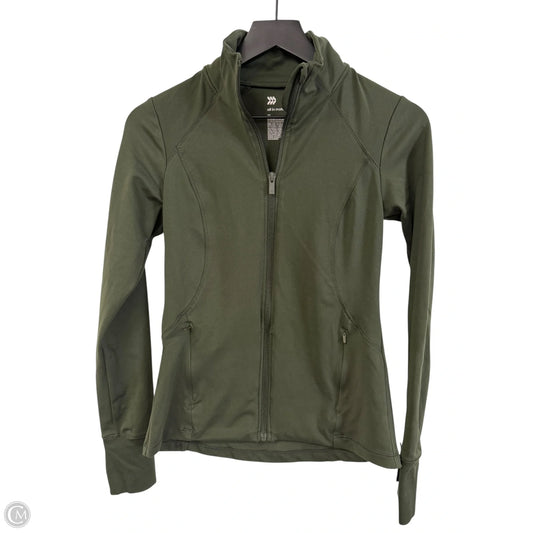 Athletic Top Long Sleeve Collar By All In Motion In Green, Size: Xs