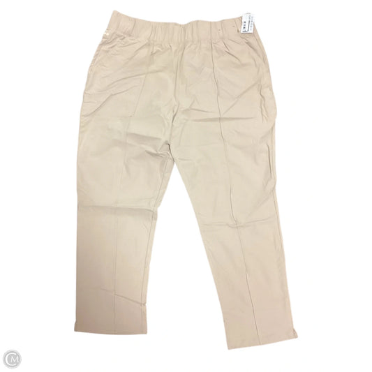 Athletic Pants By Tek Gear In Tan, Size: L