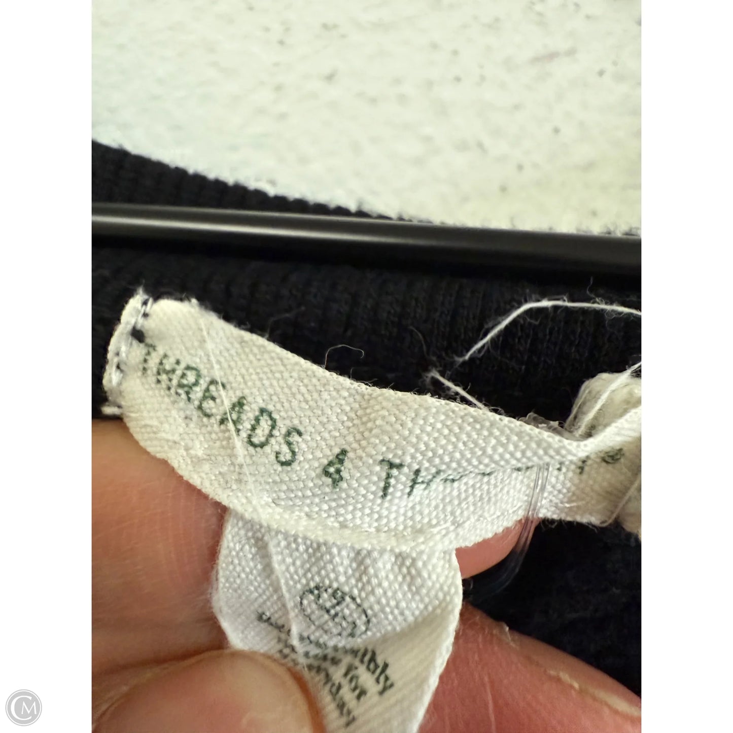 Top Long Sleeve By Threads 4 Thought In Black, Size: S