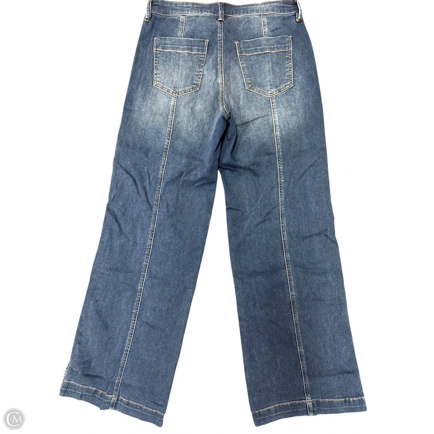 Jeans Wide Leg By Kut In Blue Denim, Size: 8