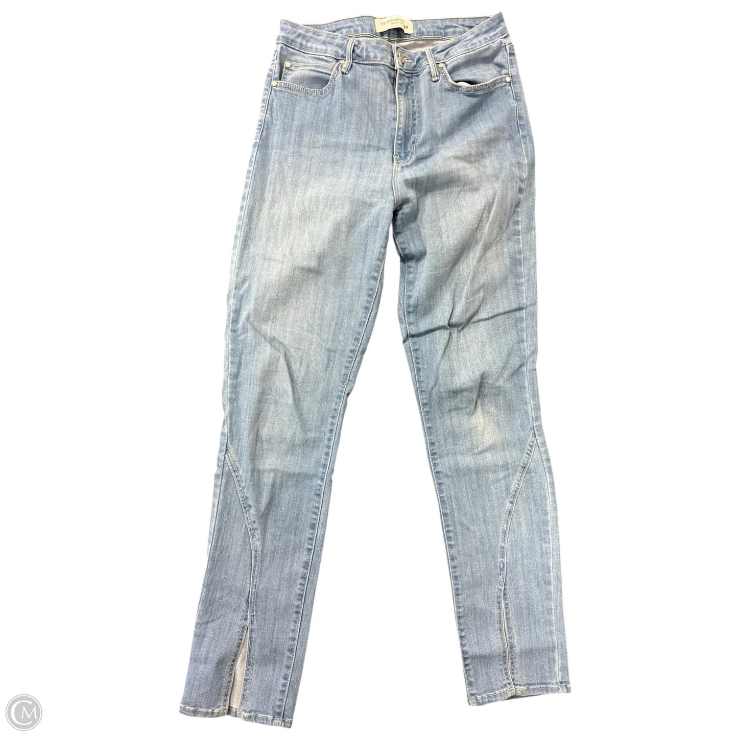 Jeans Straight By Just Black In Blue Denim, Size: 8
