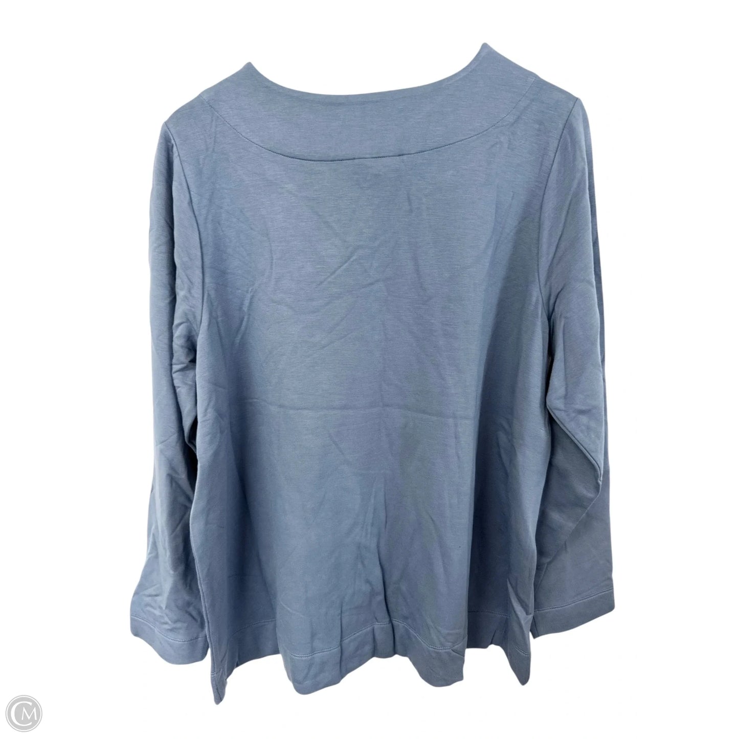 Top Long Sleeve By Pure Jill In Blue, Size: Xl
