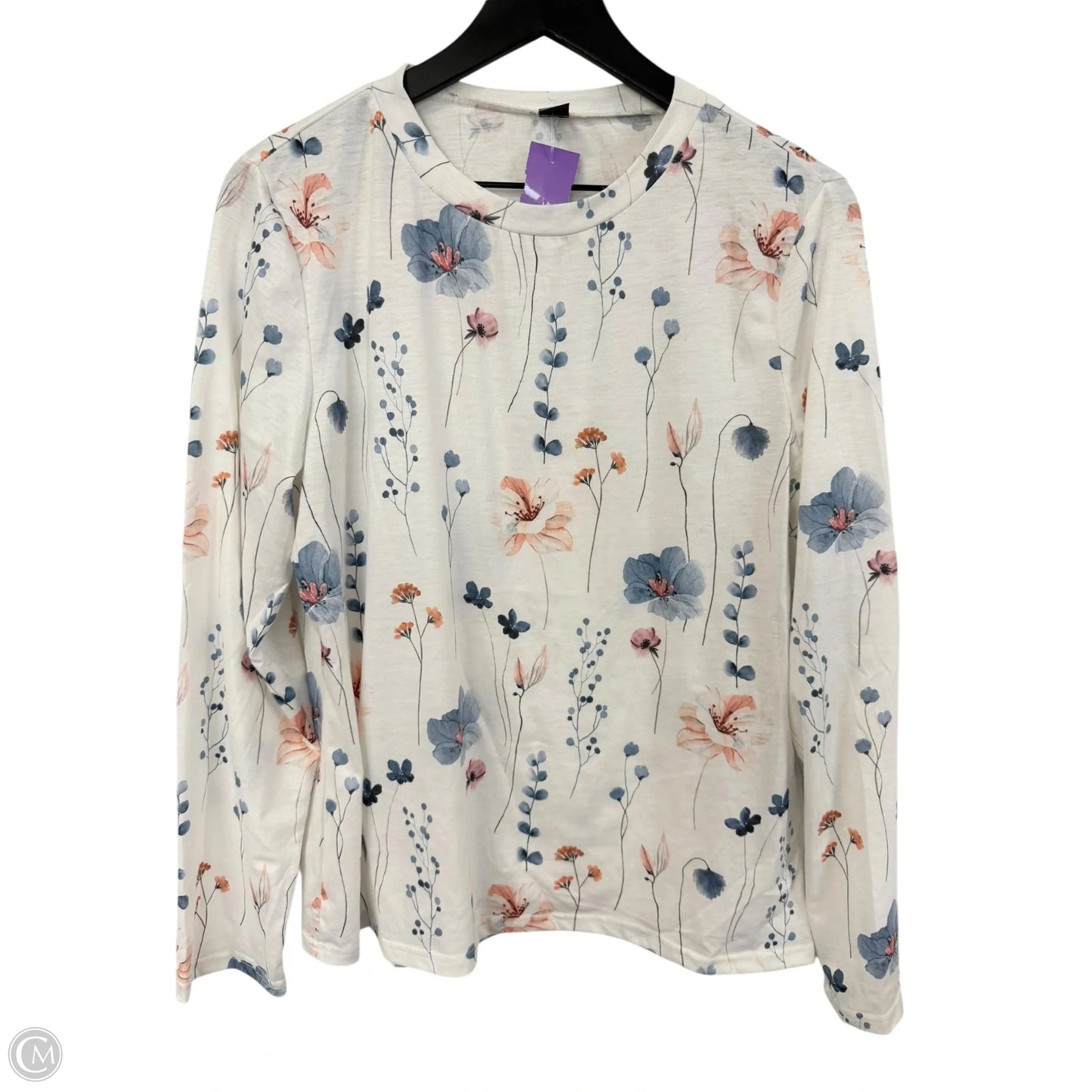 Top Long Sleeve By Cmf In Floral Print, Size: Xl