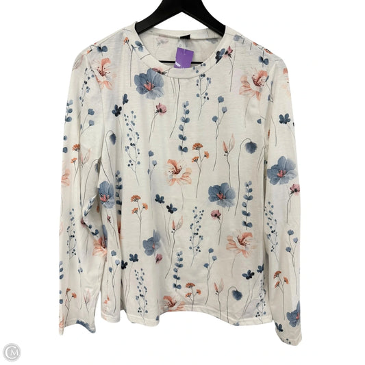 Top Long Sleeve By Cmf In Floral Print, Size: Xl