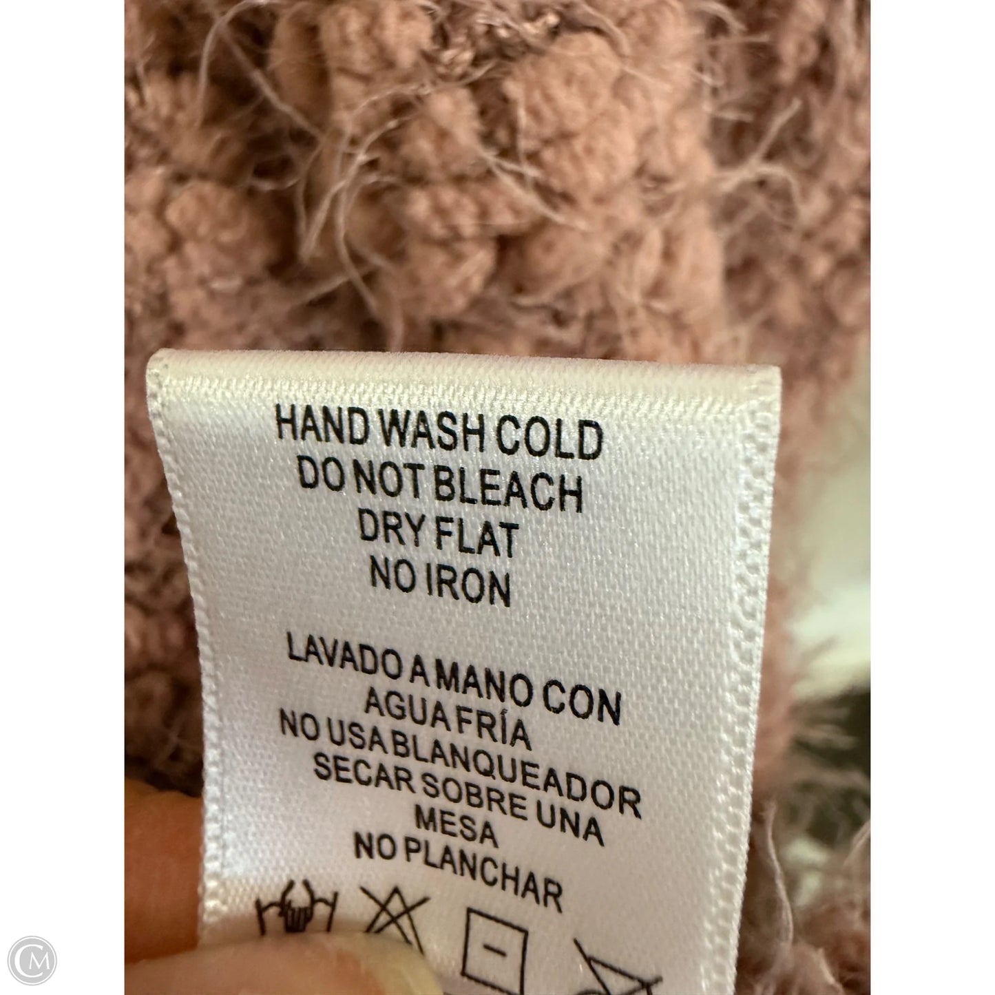 Sweater Cardigan By Love Tree In Mauve, Size: S