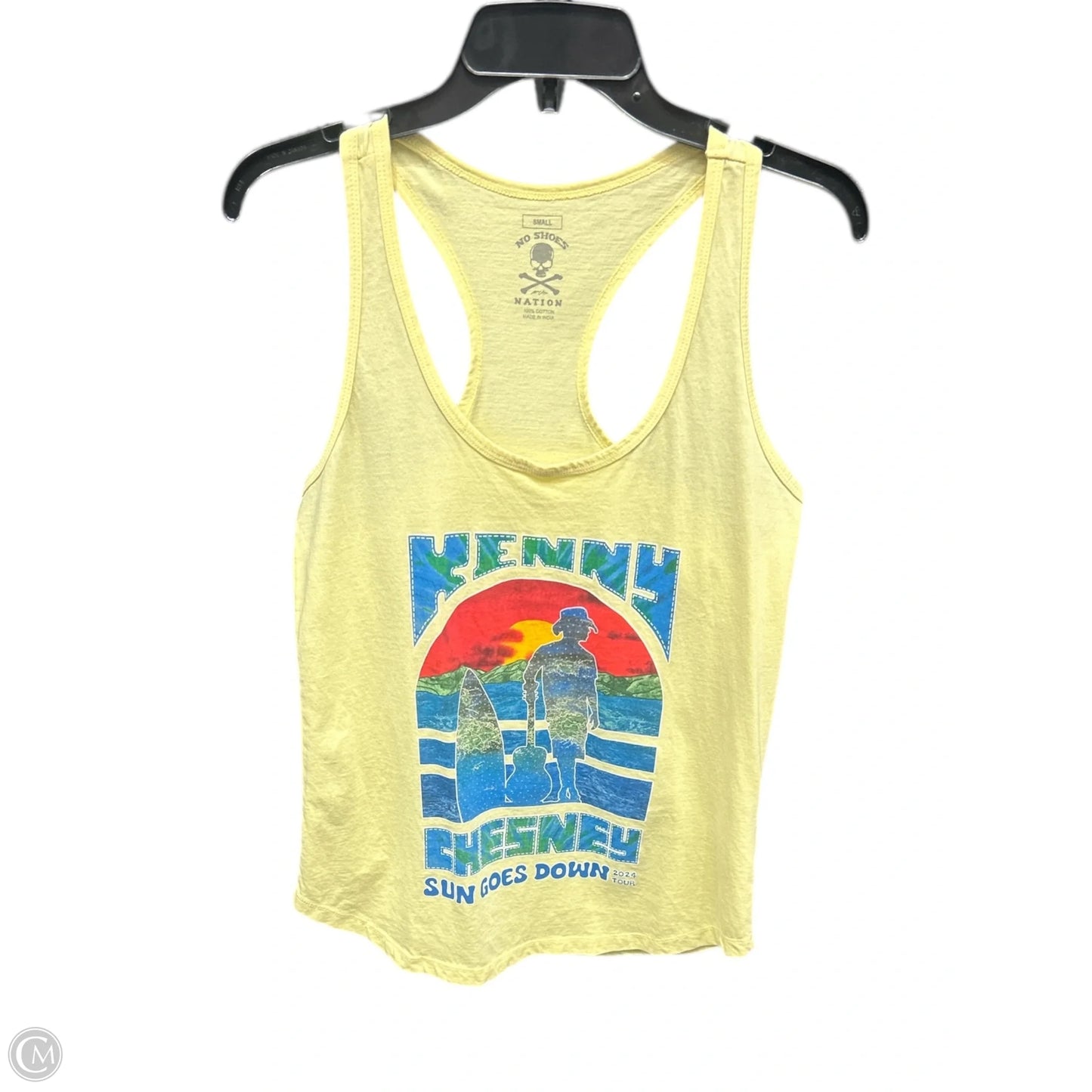 Top Sleeveless Basic By Clothes Mentor In Yellow, Size: S