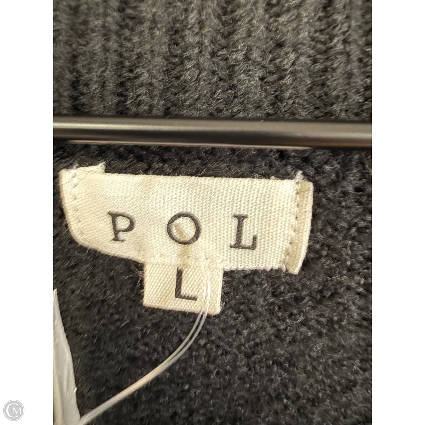 Sweater By Pol In Black, Size: L