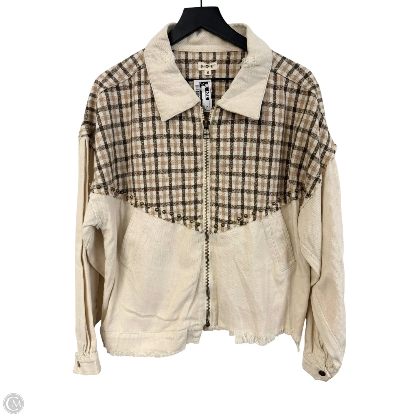 Jacket Other By Pol In Cream, Size: S