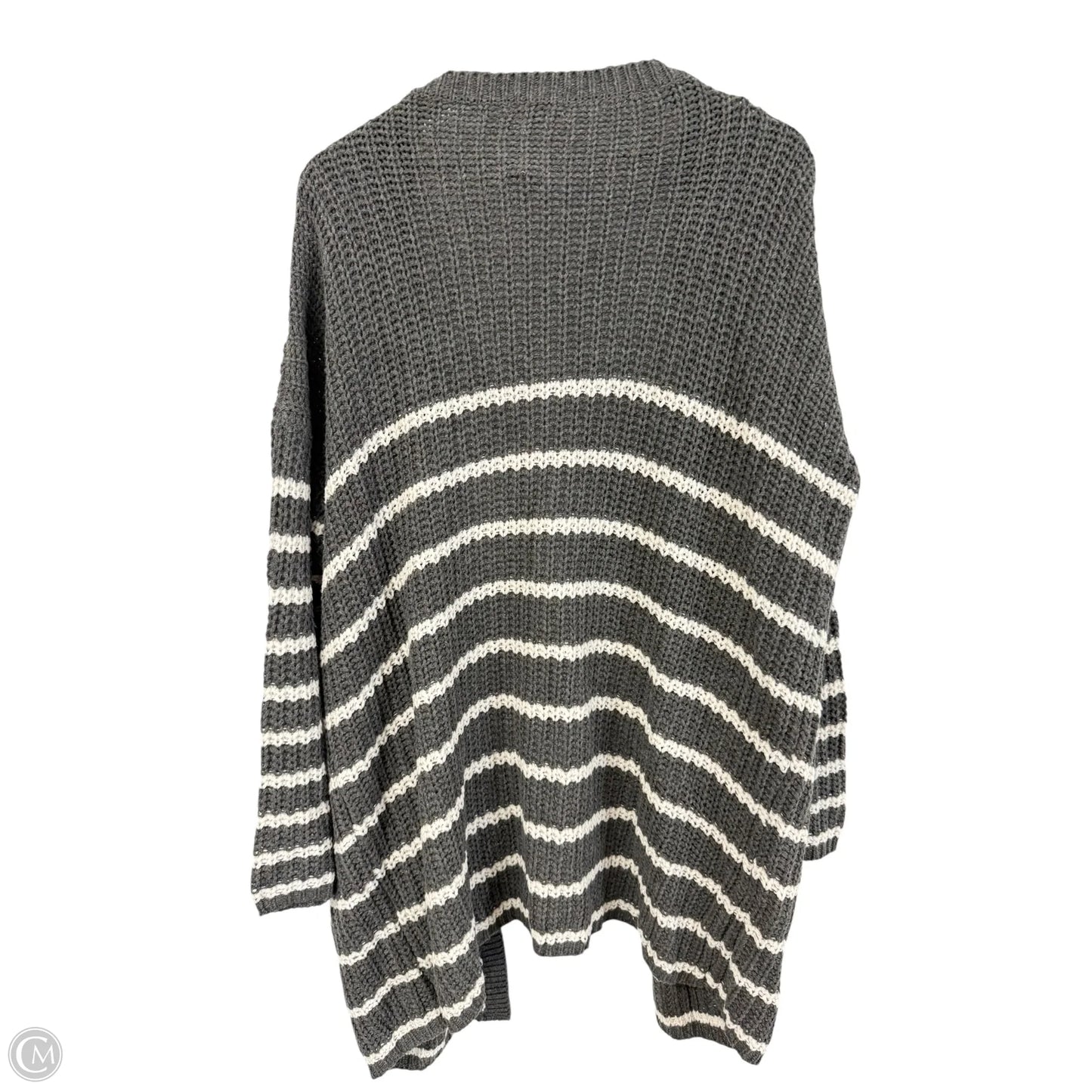 Sweater Cardigan By Pol In Grey, Size: S