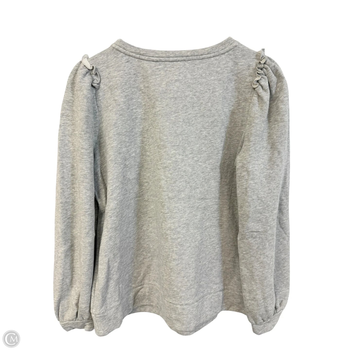 Sweatshirt Crewneck By Talbots In Grey, Size: M