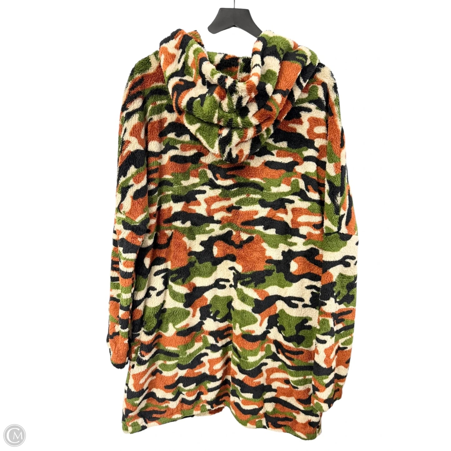 Jacket Faux Fur & Sherpa By Clothes Mentor In Camouflage Print, Size: S