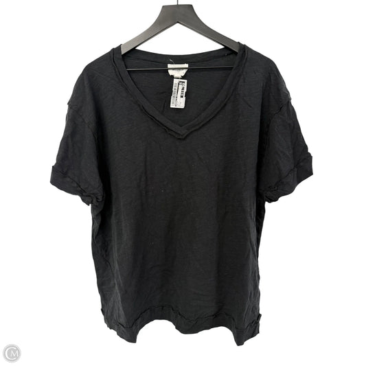 Top Short Sleeve By Andree By Unit In Black, Size: Xl