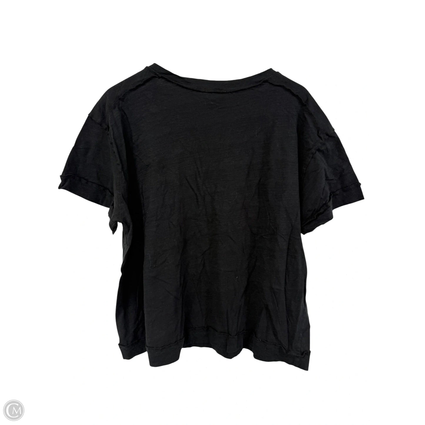 Top Short Sleeve By Andree By Unit In Black, Size: Xl