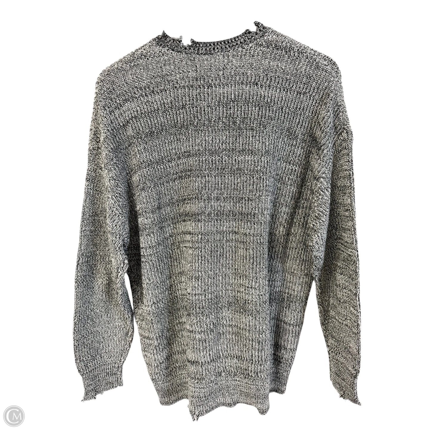 Sweater By Pistola In Black & Grey, Size: M