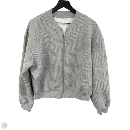 Jacket Shirt By Shein In Grey, Size: Xl