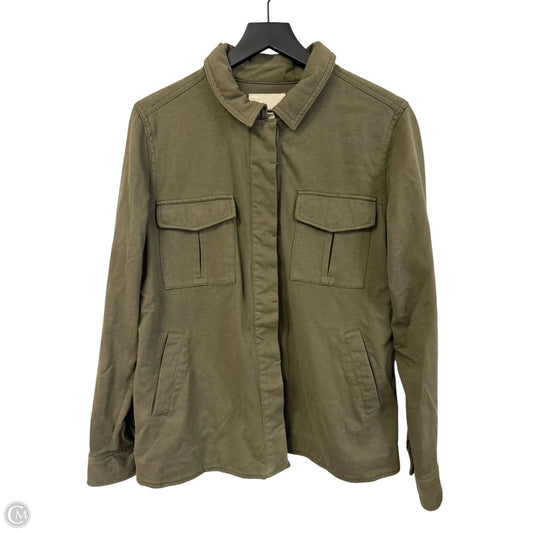 Jacket Shirt By Thread And Supply In Green, Size: L